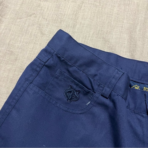 NWT Boy Scouts America Blue Cargo Pants Zip off Switchback Uniform Pant Size 32 - Picture 6 of 9